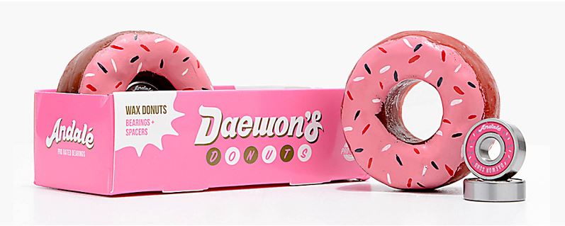 Andale Bearings Daewon Song Donuts Precision Skateboard Bearings by Andale Bearings