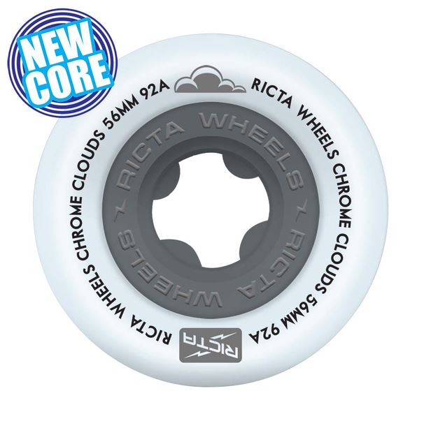 ricta chrome clouds 56mm 92a black wheels