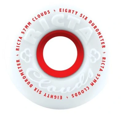 ricta clouds 86a 57mm red wheels