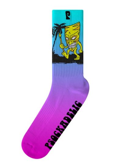 psockadelic islander dip dye socks