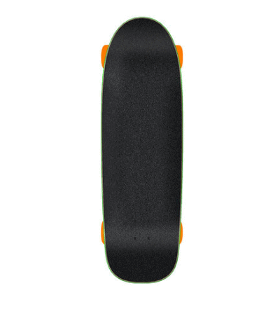 santa cruz street skate orange skateboard top