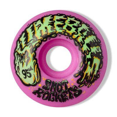 Slime Balls ‘Snot Rockets’ 54mm 95a Skateboard Wheels – Pink