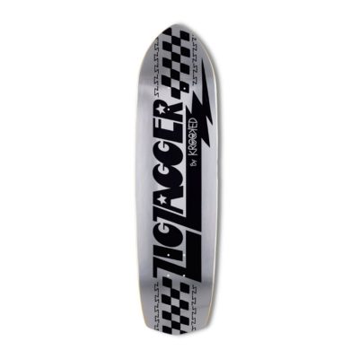 Krooked Zig Zagger Silver Foil 8.62" Skateboard Deck
