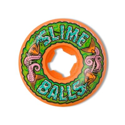 Slime Balls Fish Balls 99a 56mm Orange Skateboard Wheels