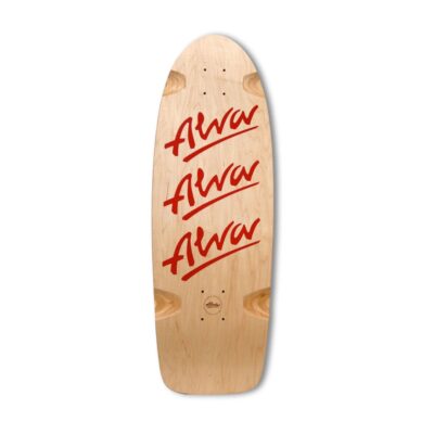 Alva 1979 Tri-Logo 10" Reissue Skateboard Deck (Red)